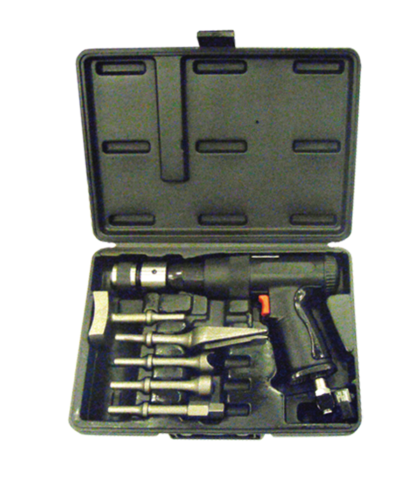 ZIPP ZAH-393S Shock Reduced Air Hammer with Special Chassis Chisel Sets