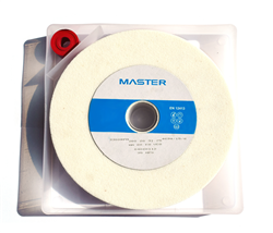 Master Grinding Wheel 200 x 20 x 31.75mm WA60 K8V - with storage box
